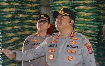 Kapolresta Palangka Raya Tinjau Langsung Stabilitas Harga Pasar